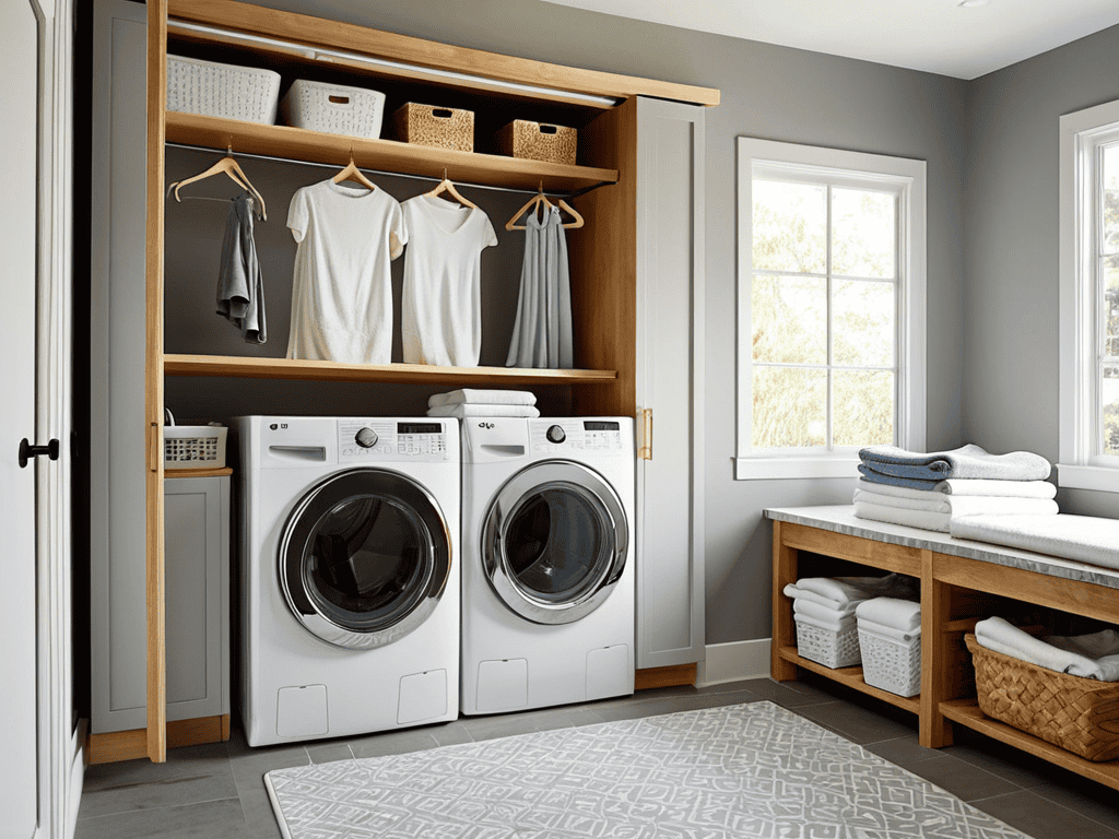 Elevate Laundry Experience with Storage