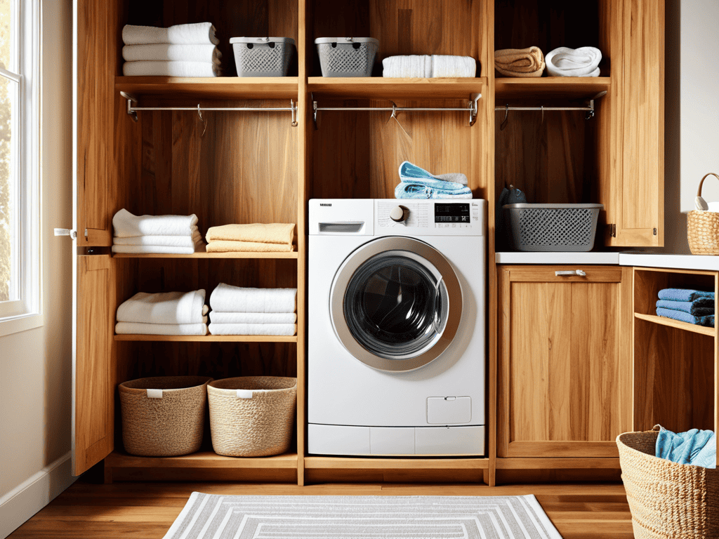 DIY Laundry Pedestal Storage Tips