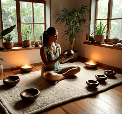 Sound baths for relaxation