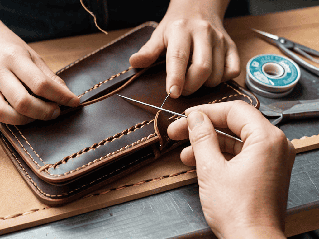 Leather wallet making tips