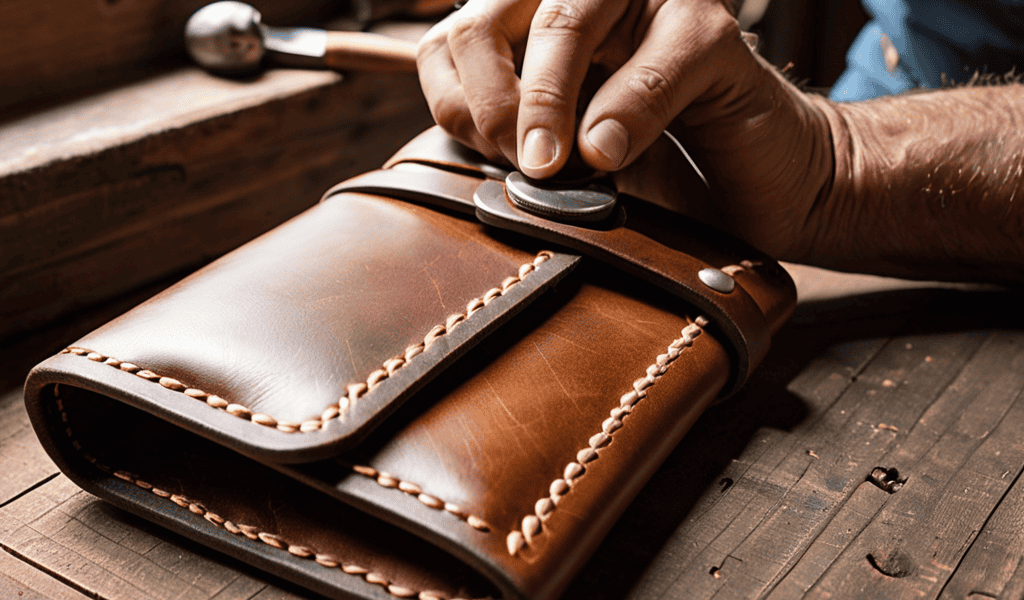 Leather Wallet Making Process