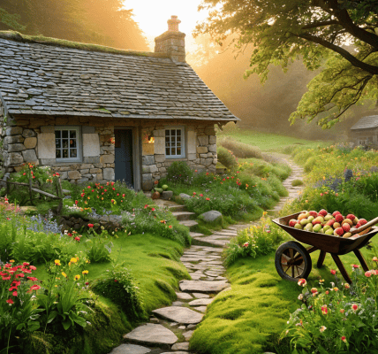 Cottagecore and Escapism lifestyle photo