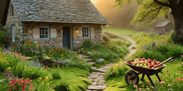 Cottagecore and Escapism lifestyle photo