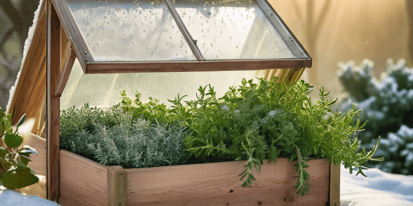 Window Cold-Frame Gardening setup