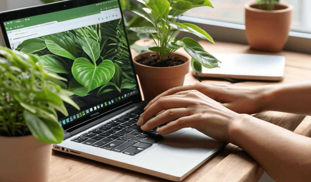 Sustainable UX design concept