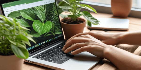 Sustainable UX design concept