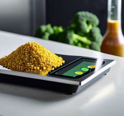 Precision Macro-Nutrient Scales (DIY) in kitchen.